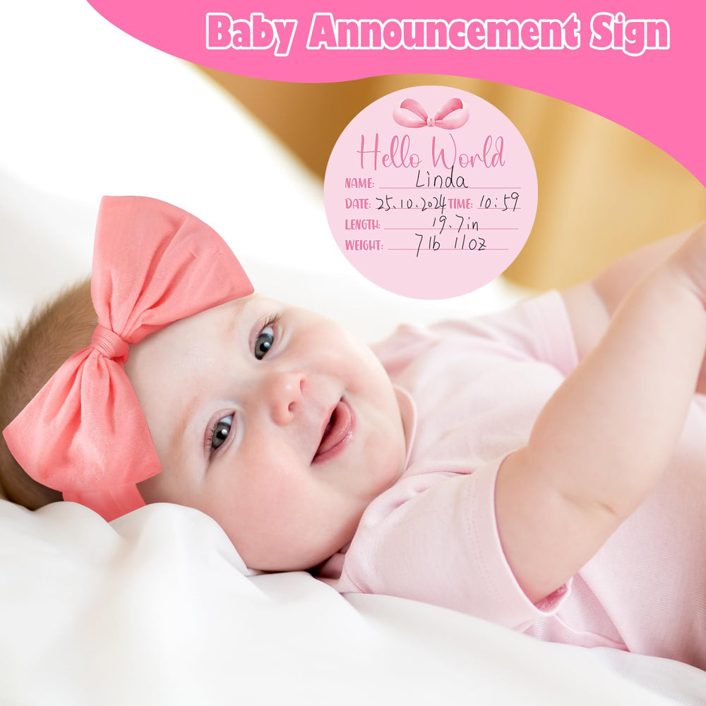 Preboun six-piece photo props set supports easy milestone photography.