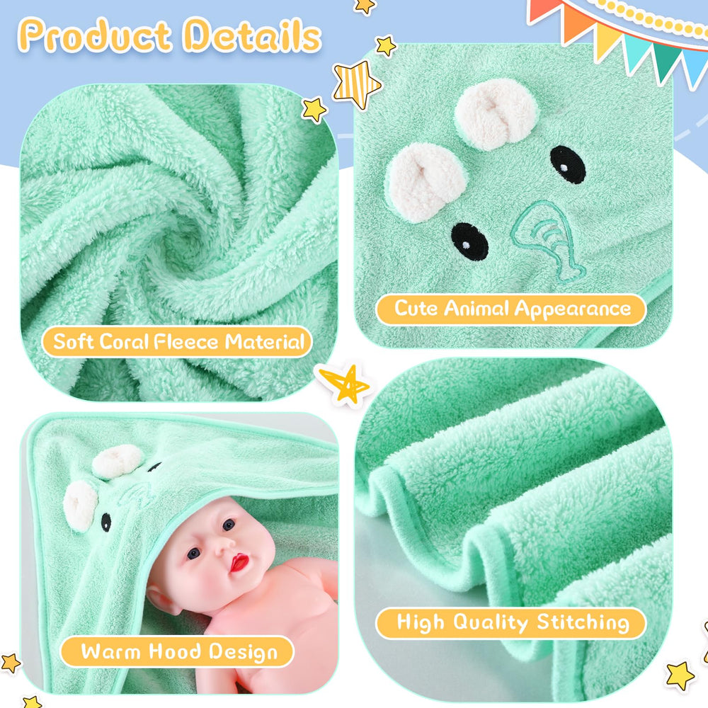 Preboun soft-absorbent towels aid quick drying after baths and keep babies cozy