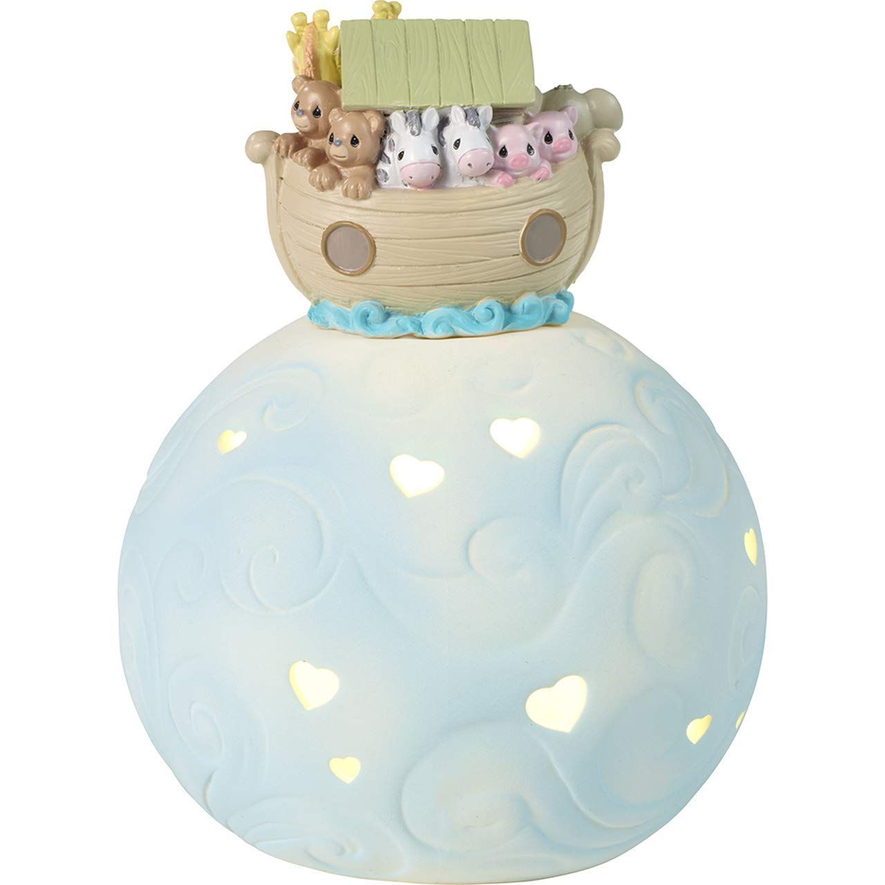 Precious Moments 201441 6-5-inch height fits neatly on a bedside table.