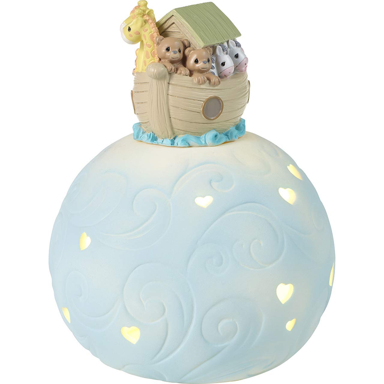 Precious Moments 201441 hand-painted resin-porcelain finish adds timeless heirloom charm.