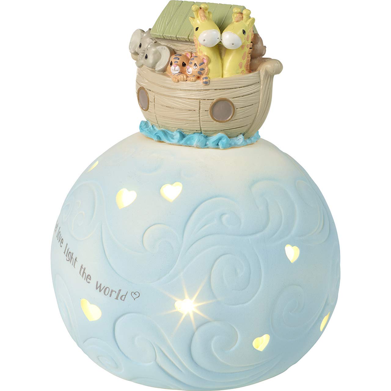 Precious Moments 201441 heart projection lights walls for a soothing, dreamy atmosphere.
