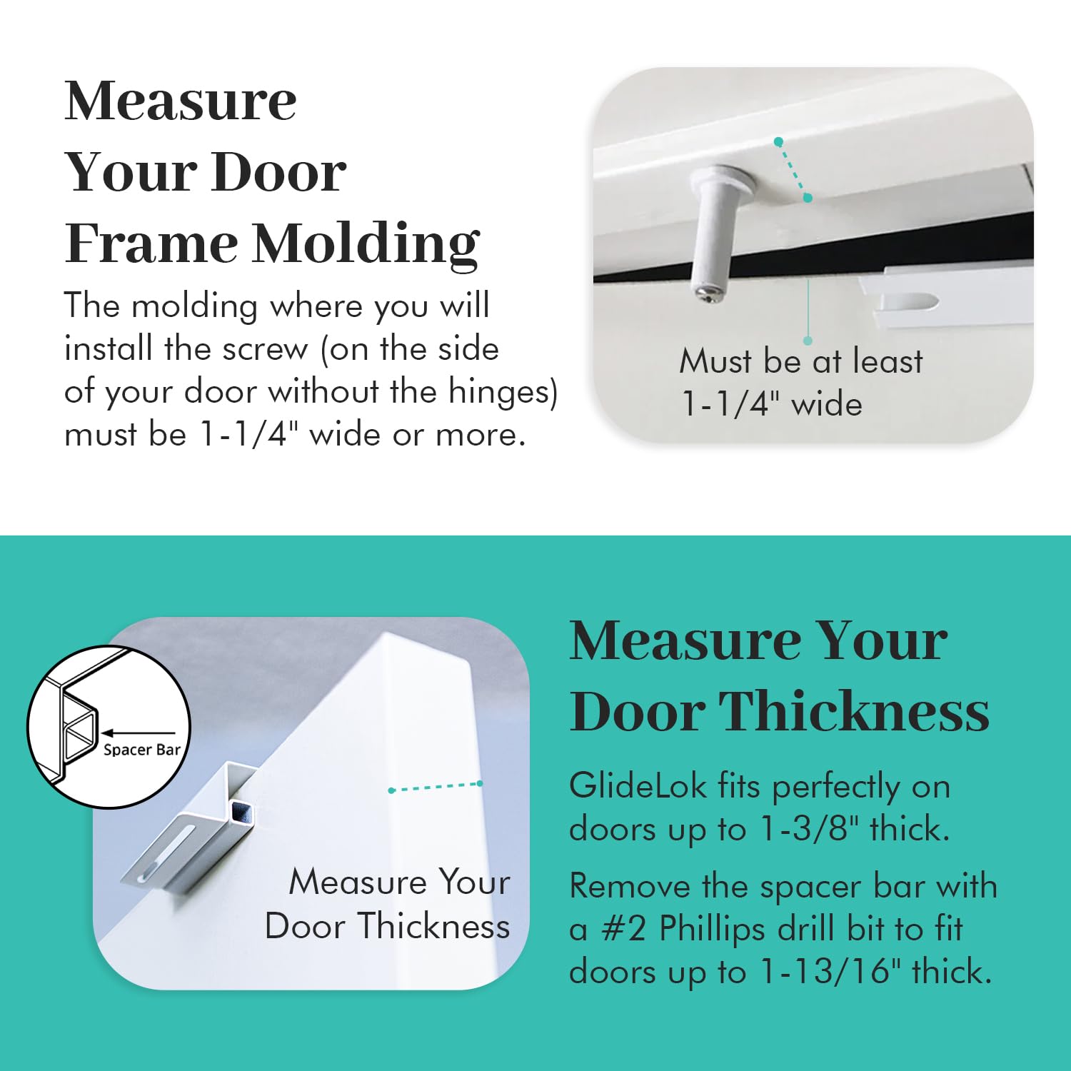Predictable Solutions GlideLok operable from either side supports caregiver convenience.