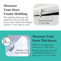 Predictable Solutions GlideLok operable from either side supports caregiver convenience.