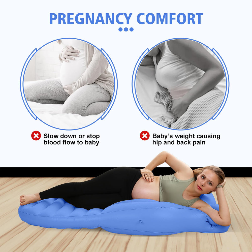 PregSpag electric pump enables easy inflation for quick setup.
