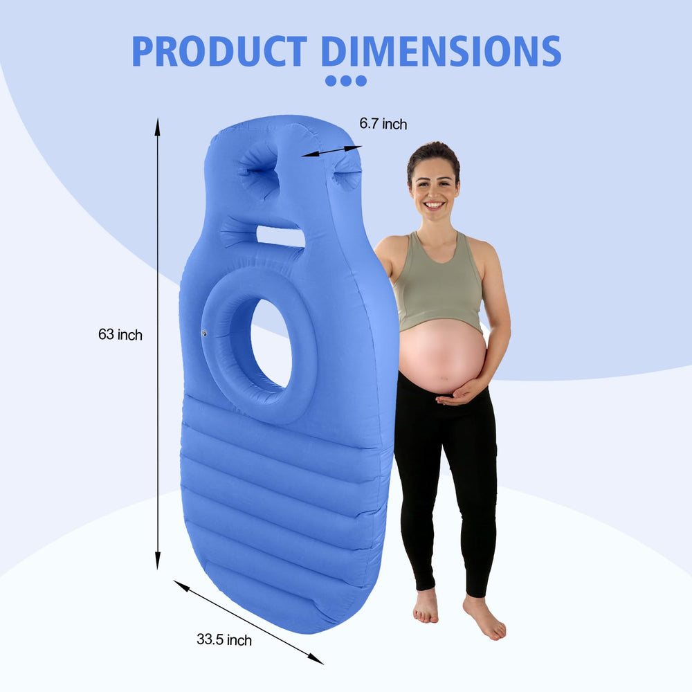 PregSpag multi-functional design doubles as pool lounger for relaxation.