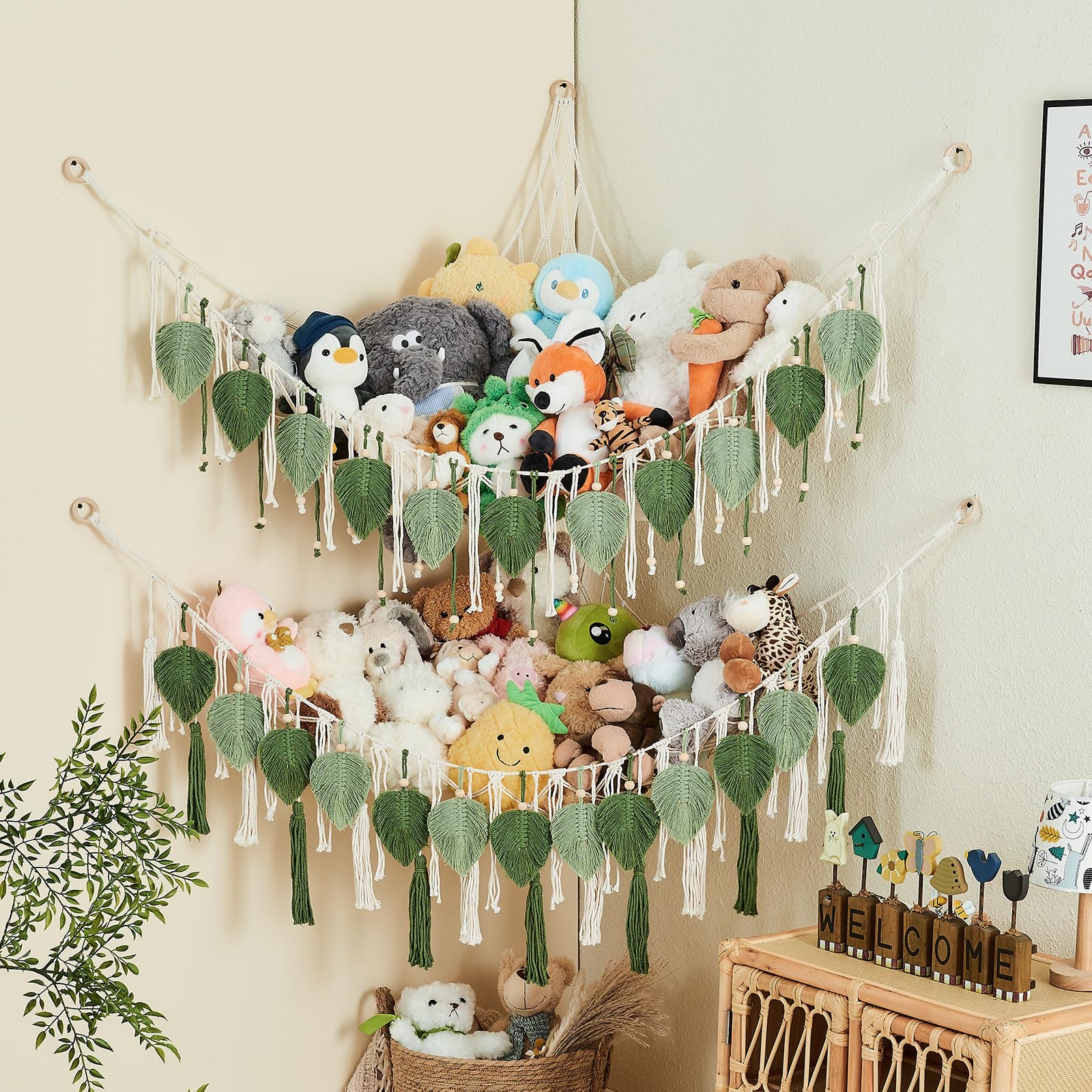 Pretty Jolly macrame hammock cotton weave emphasizing durability for daily use.