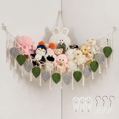 Pretty Jolly macrame leaf wall hanging avocado green nursery adds organized charm.