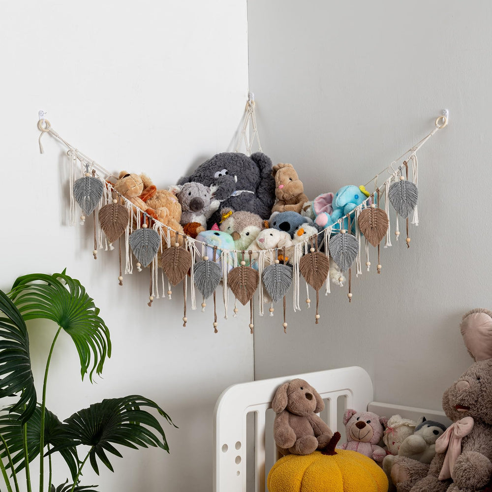 Pretty Jolly Macrame Hammock gift-ready packaging idea for kids and new parents.