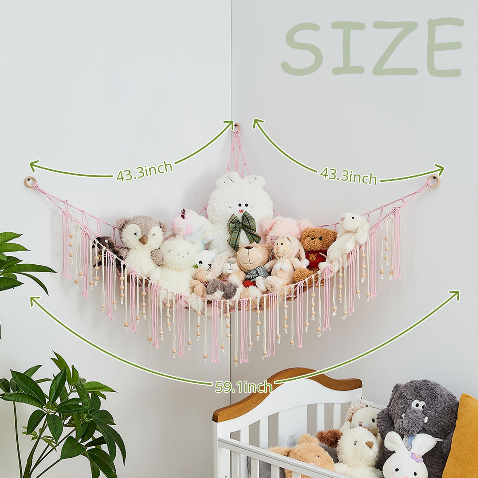 Pretty Jolly room decor setup demonstrates stylish plush toy display.