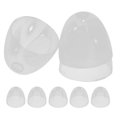 PRETYZOOM milk bottle caps with a dome lid for a clean 2.44-inch seal.