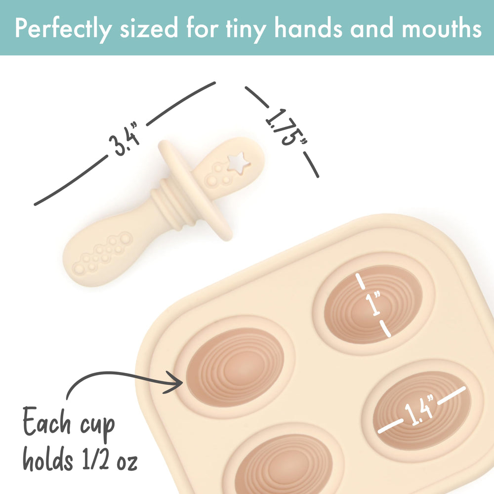 PrimaStella Silicone Petite Pops first solids feeding for 4+ months