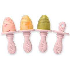 PrimaStella silicone-petite-pops-dusty-rose-mold: soft, safe option for gentle first snacks.