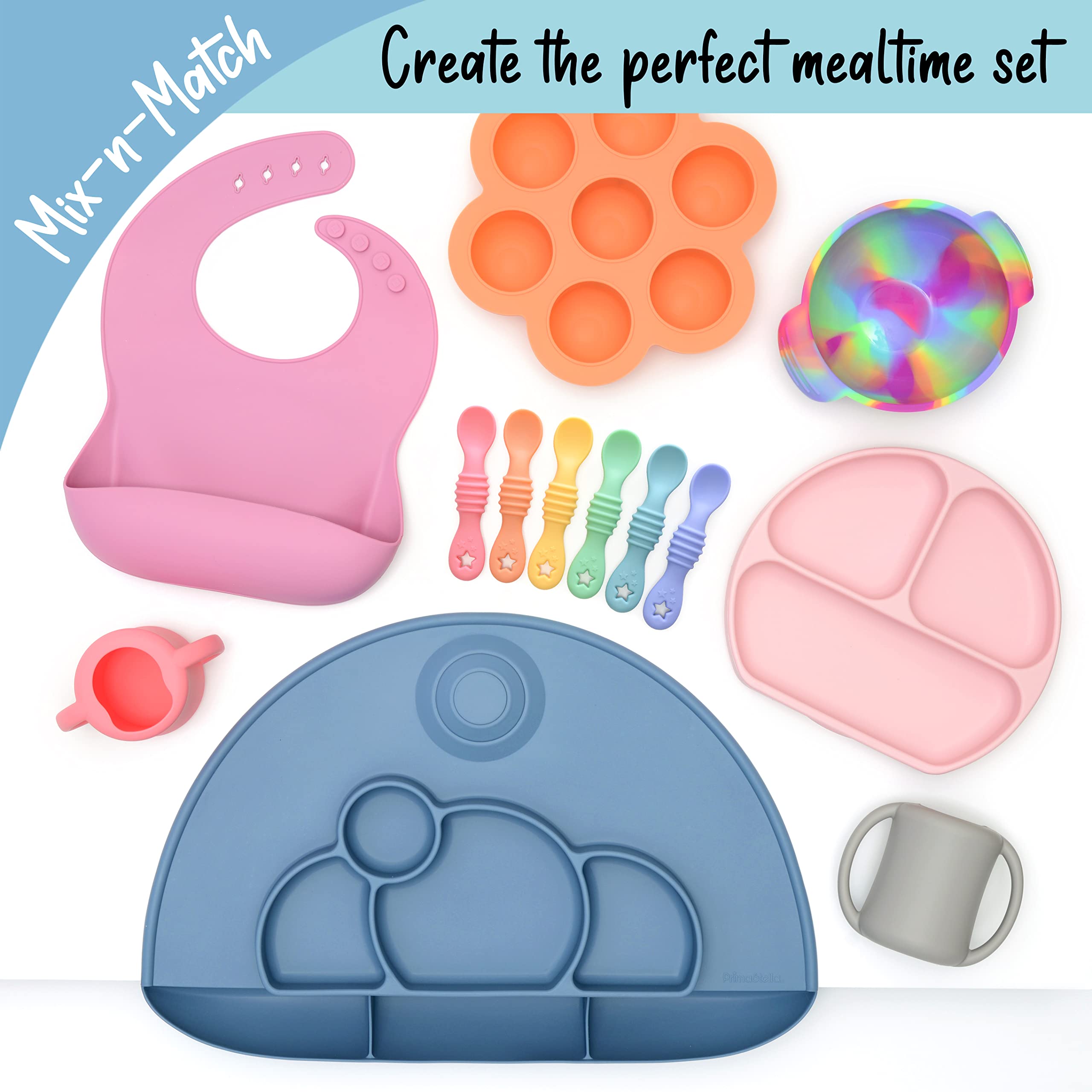 PrimaStella Little Dippers mealtime scene shows calm feeding and independent eating moments.