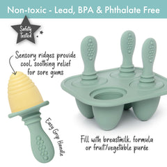 PrimaStella Petite Pops filled with puree for baby-led solids