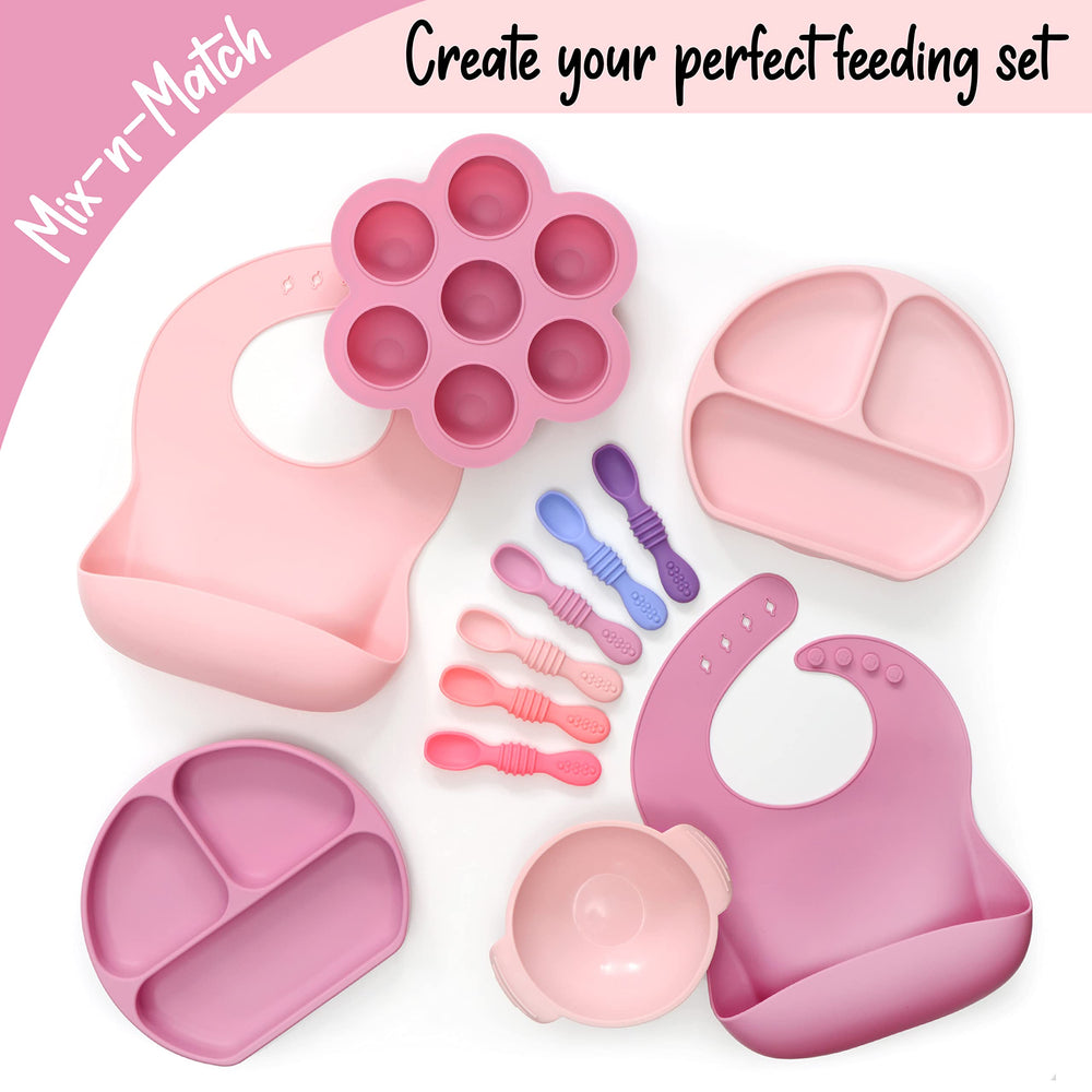 PrimaStella suction-base bowl on high chair reduces spills during busy feeding moments.