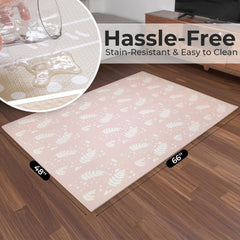 Primica baby play mat provides a safe, cushioned surface for curious babies.