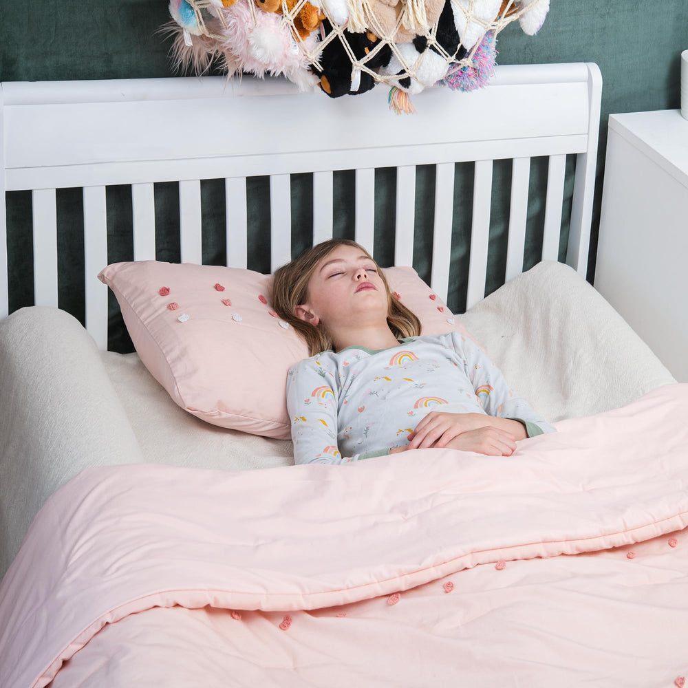 Primica bed bumpers 2-pack packaging highlights value and setup readiness
