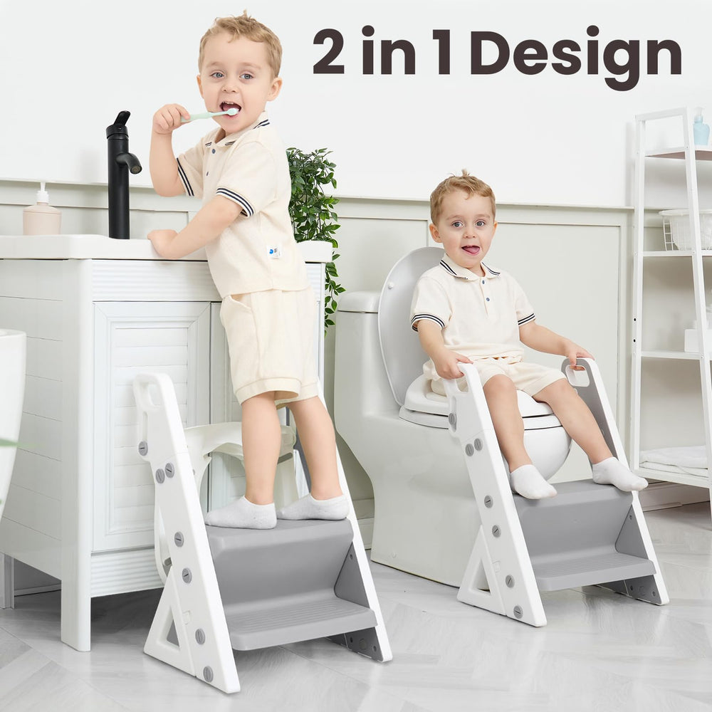 PRIMLECT adjustable-step toddler height accommodates growing child.