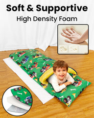 Primlect nap mat pillow detail adds cozy head support during rest