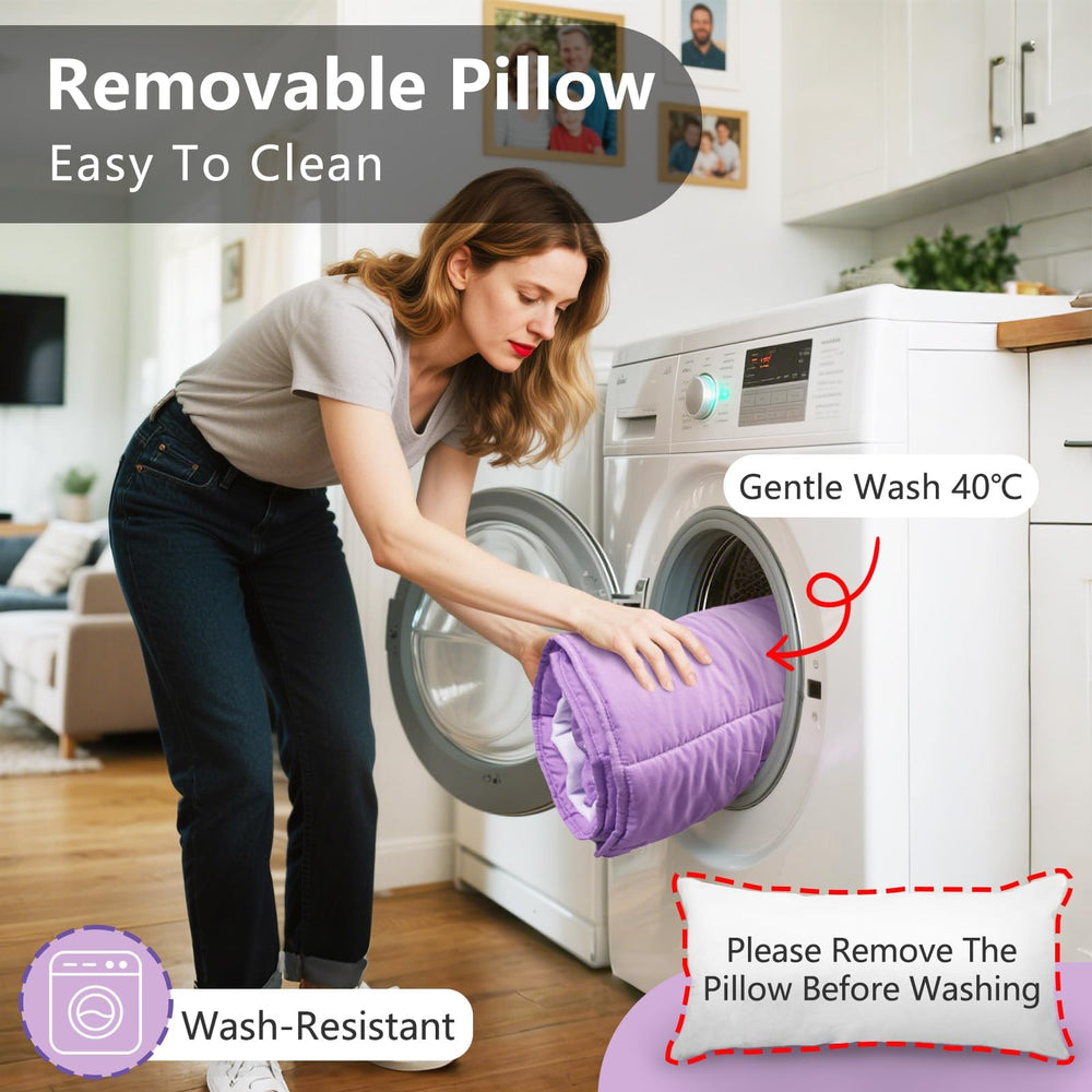 PRIMLECT nap mat is machine-washable for easy upkeep.