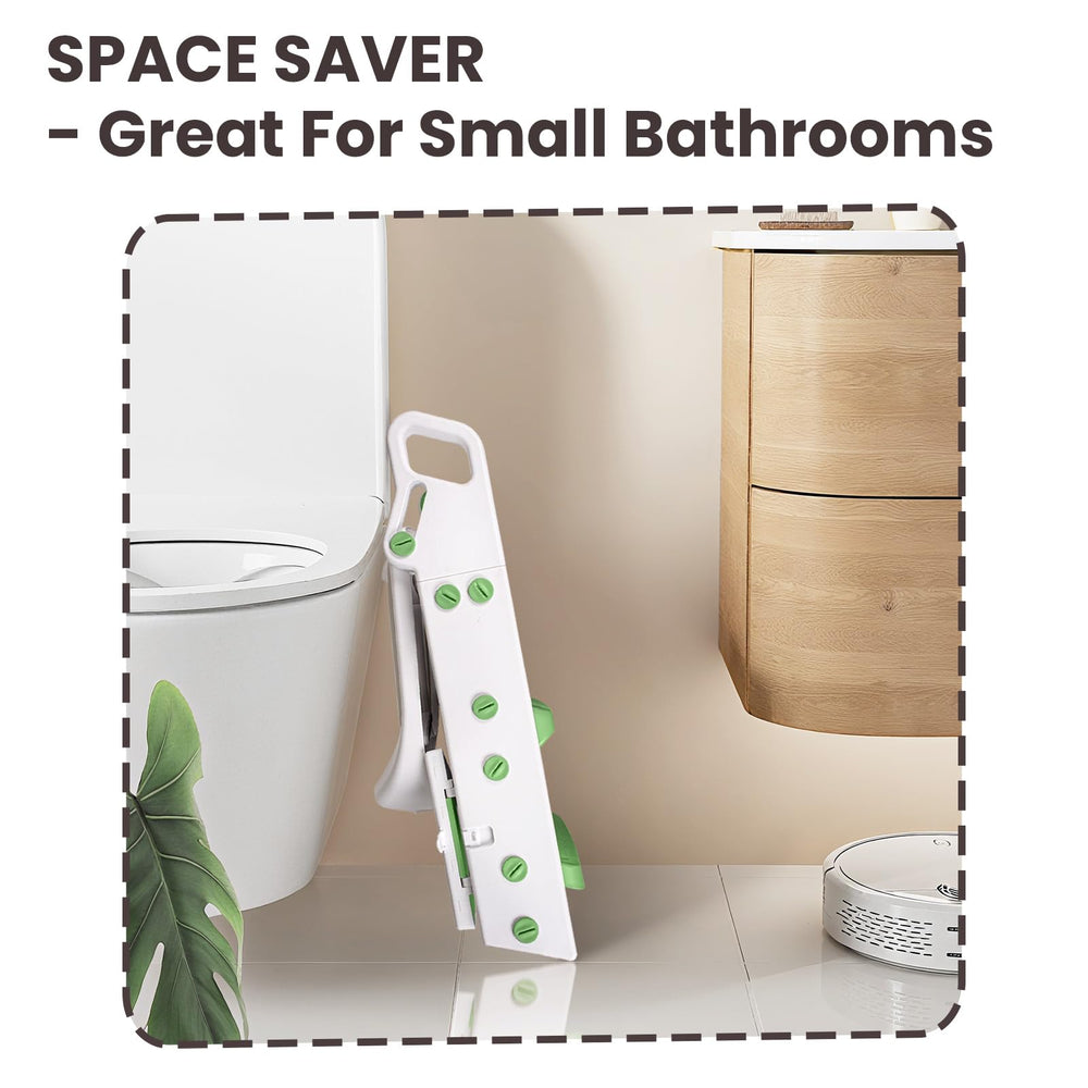 PRIMLECT potty seat ladder with top handles supports secure climbing