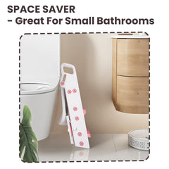 PRIMLECT potty seat ladder with top handles supports easy climbing.