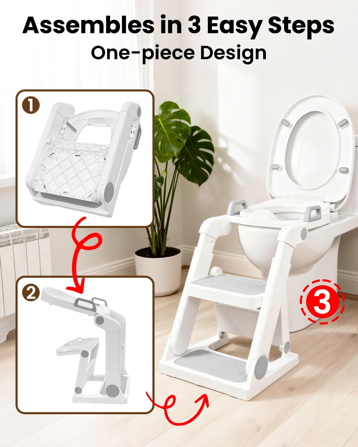 Primlect potty seat ready-to-use shows instant setup for busy mornings.