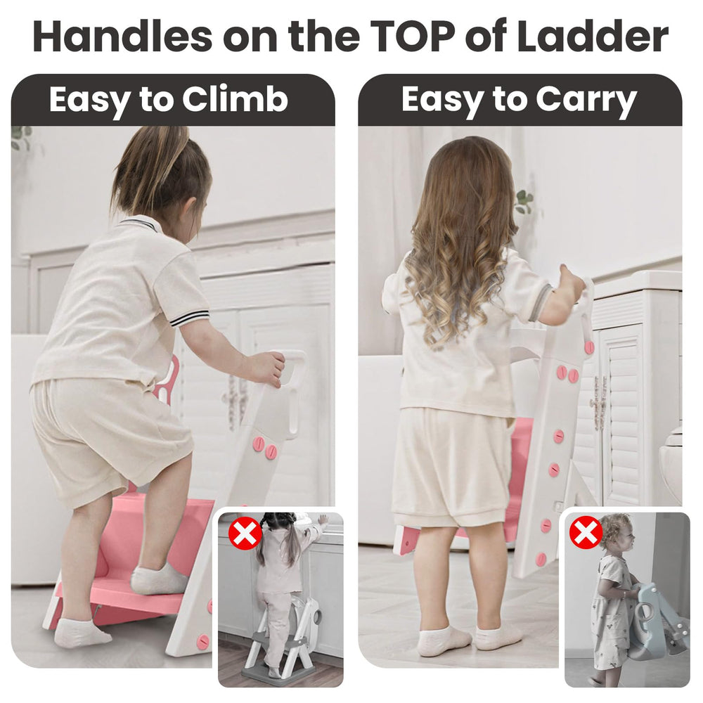 PRIMLECT potty seat beside sink doubles as handwashing aid.
