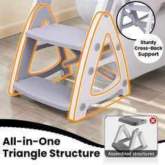 Primlect ultra-stable base grey supports confident potty training sessions.