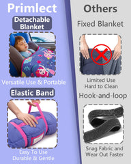 Primlect nap mat with minky dots lining provides calming sensory texture