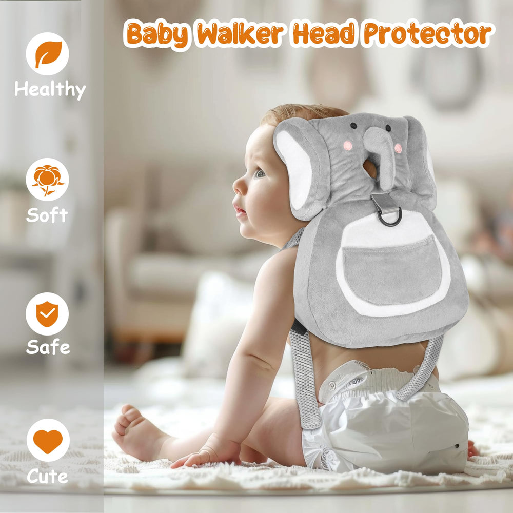 Primo Lines elephant head protector backpack adjustable shoulder straps ensure comfortable, burden-free wear