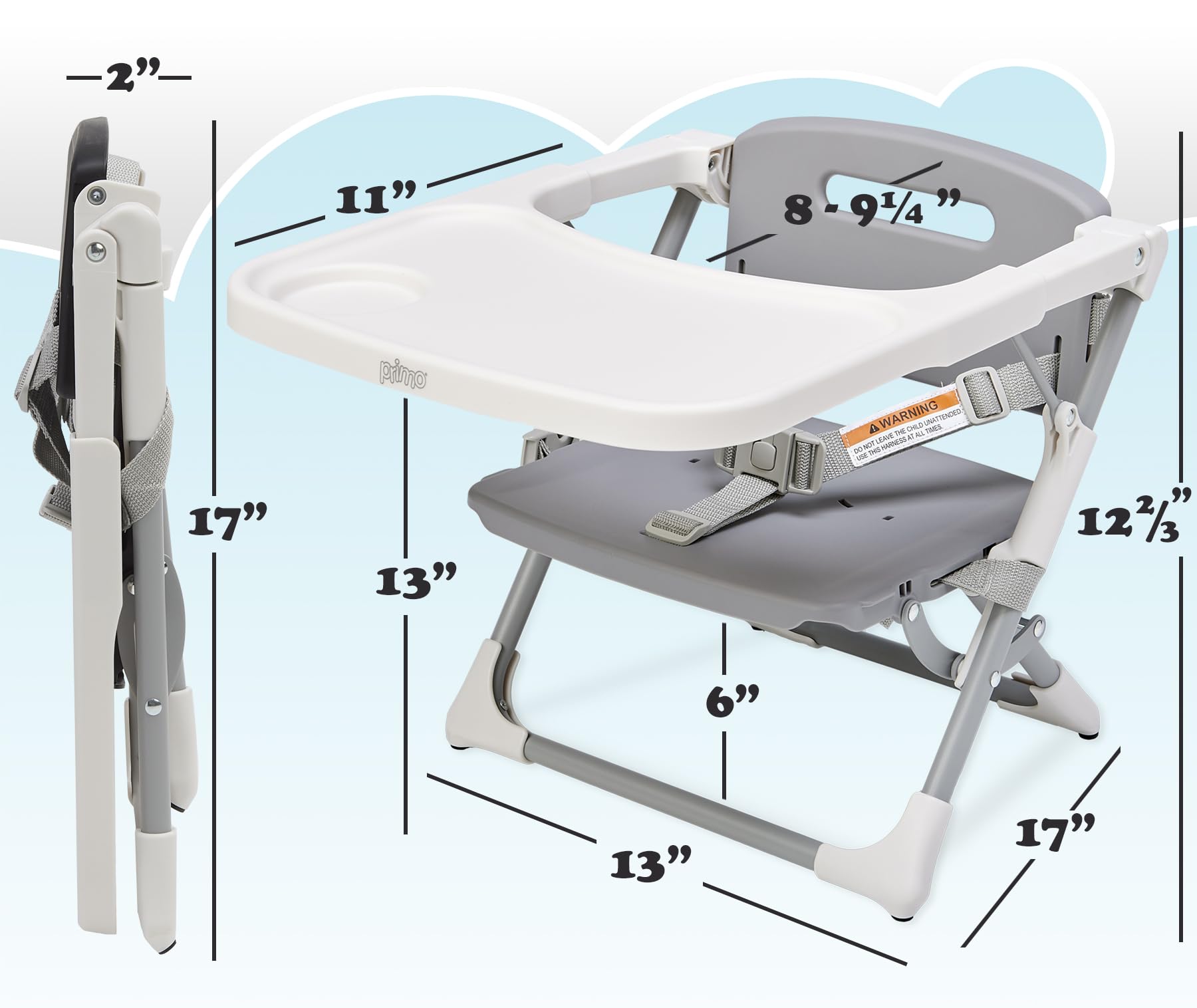 PRIMO PrimoBaby SproutSeat sit-me-up floor seat supports infants and toddlers