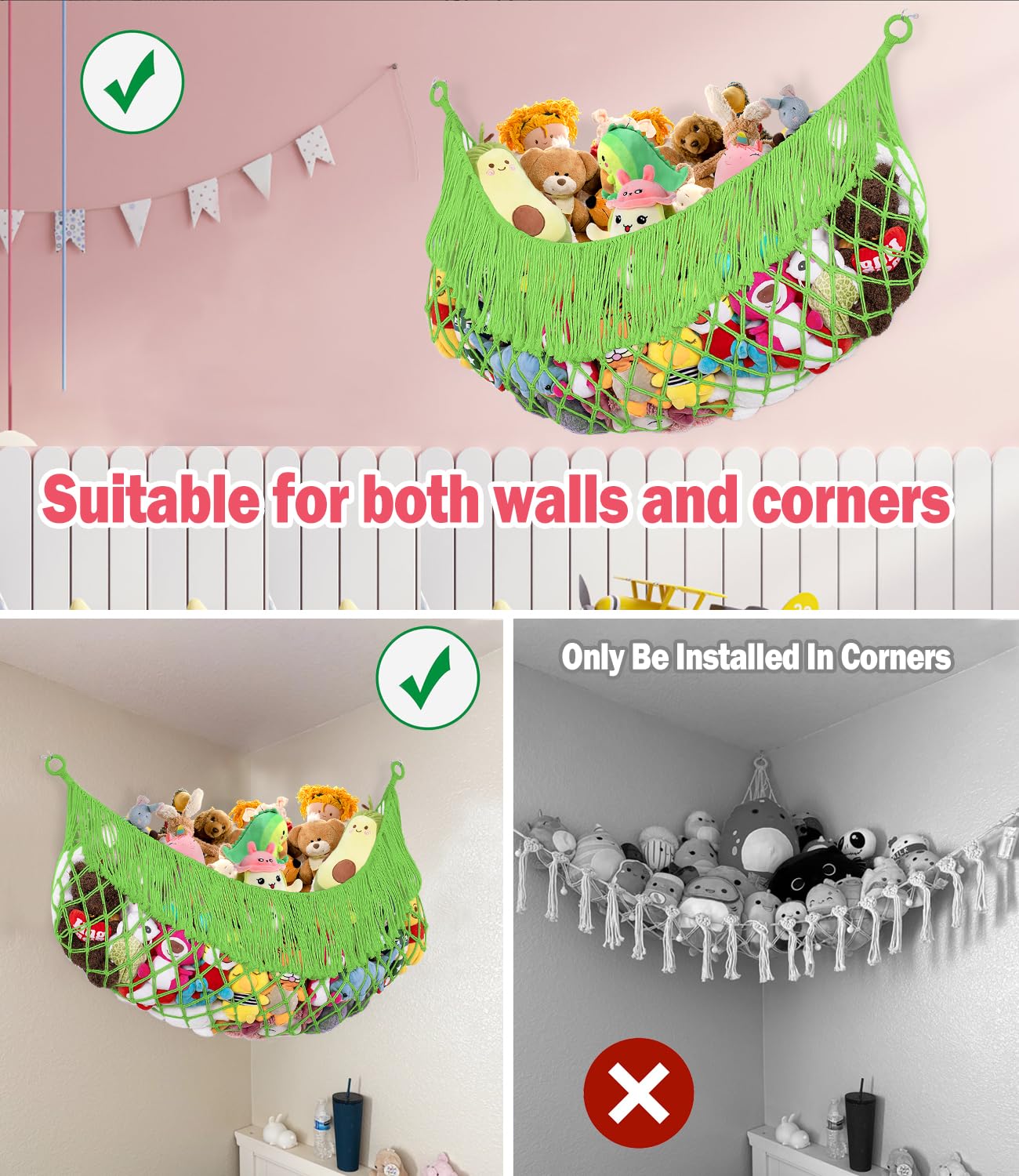 PrimZooty heavy cotton cord ensures durable toy storage.