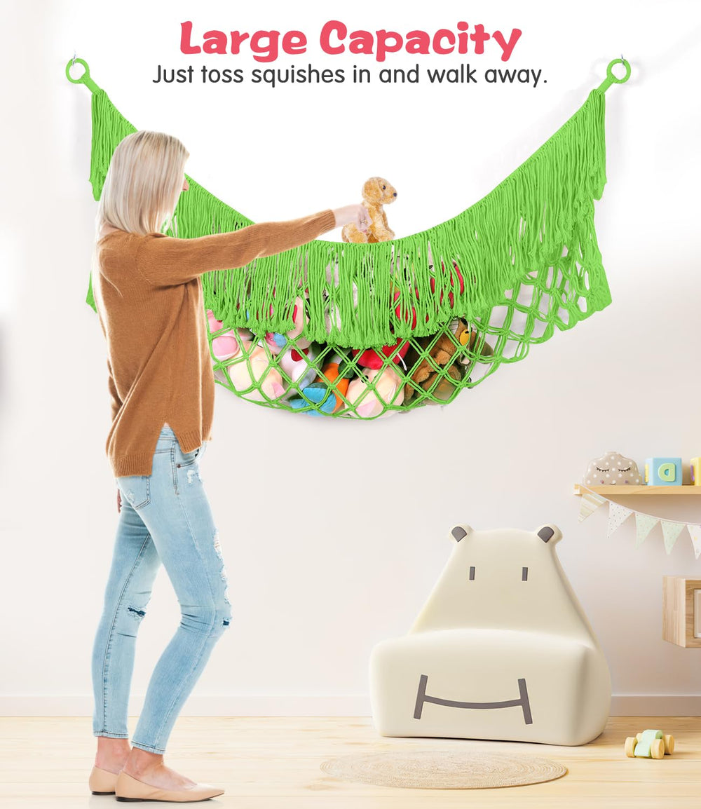 PrimZooty hammock wall-mount with hardware included for easy setup.