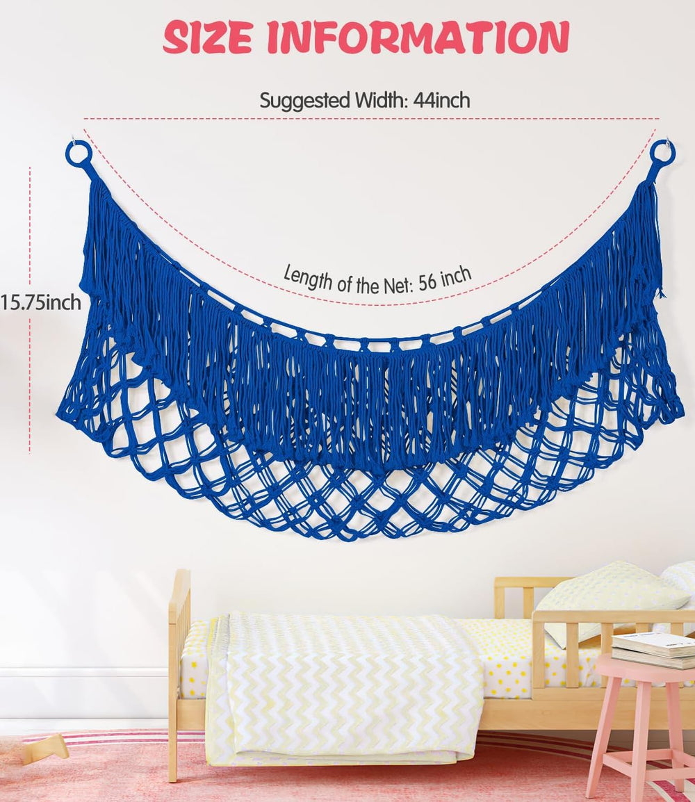 PrimZooty hammock features metal rings and hooks for secure hanging