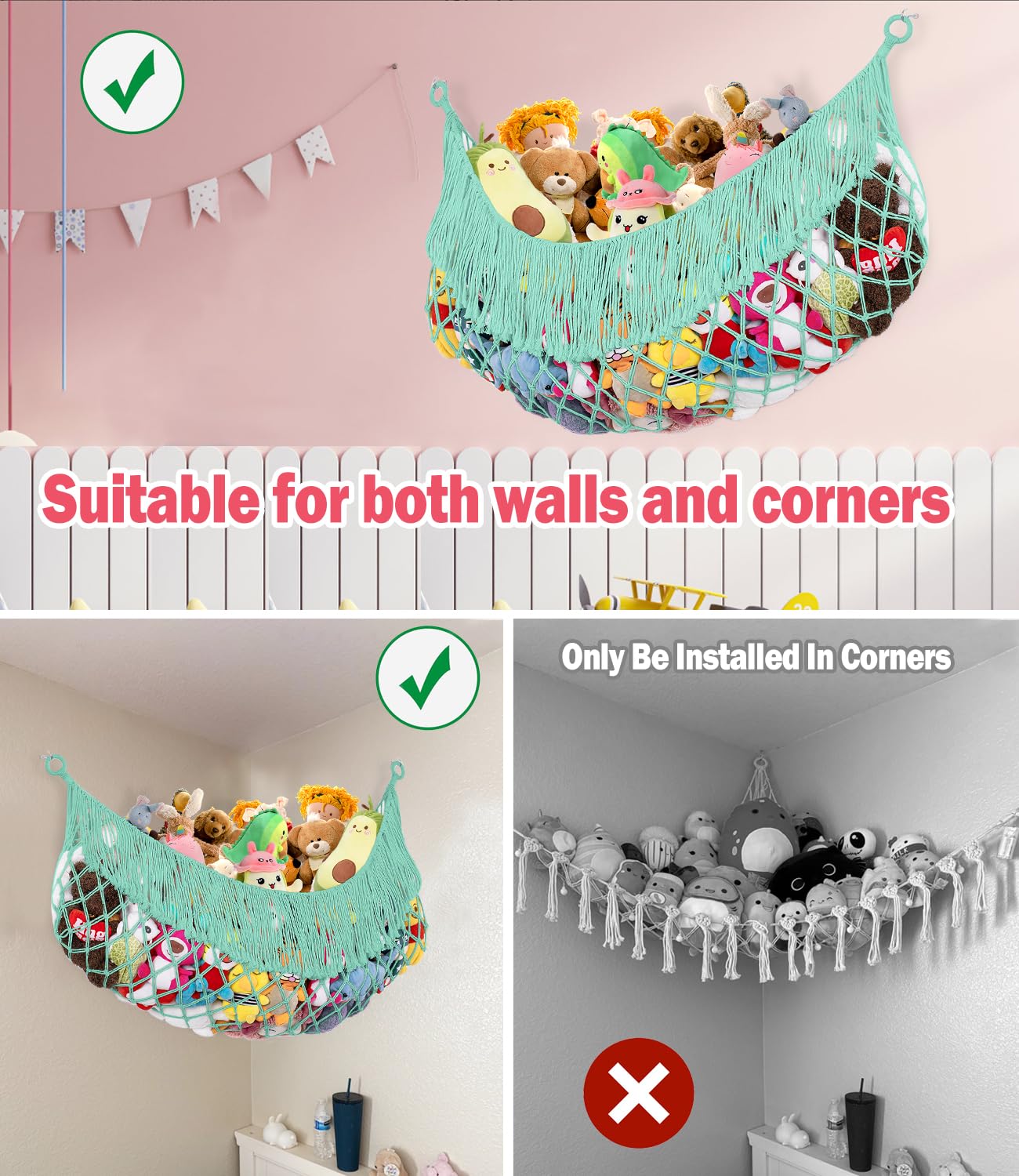 PrimZooty quality-checked hammock designed for long-lasting toy storage