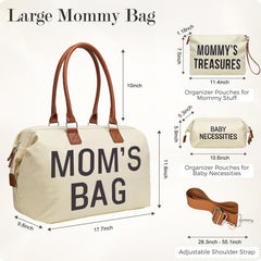 Printe diaper bag tote wet pocket separates damp items for quick cleanup