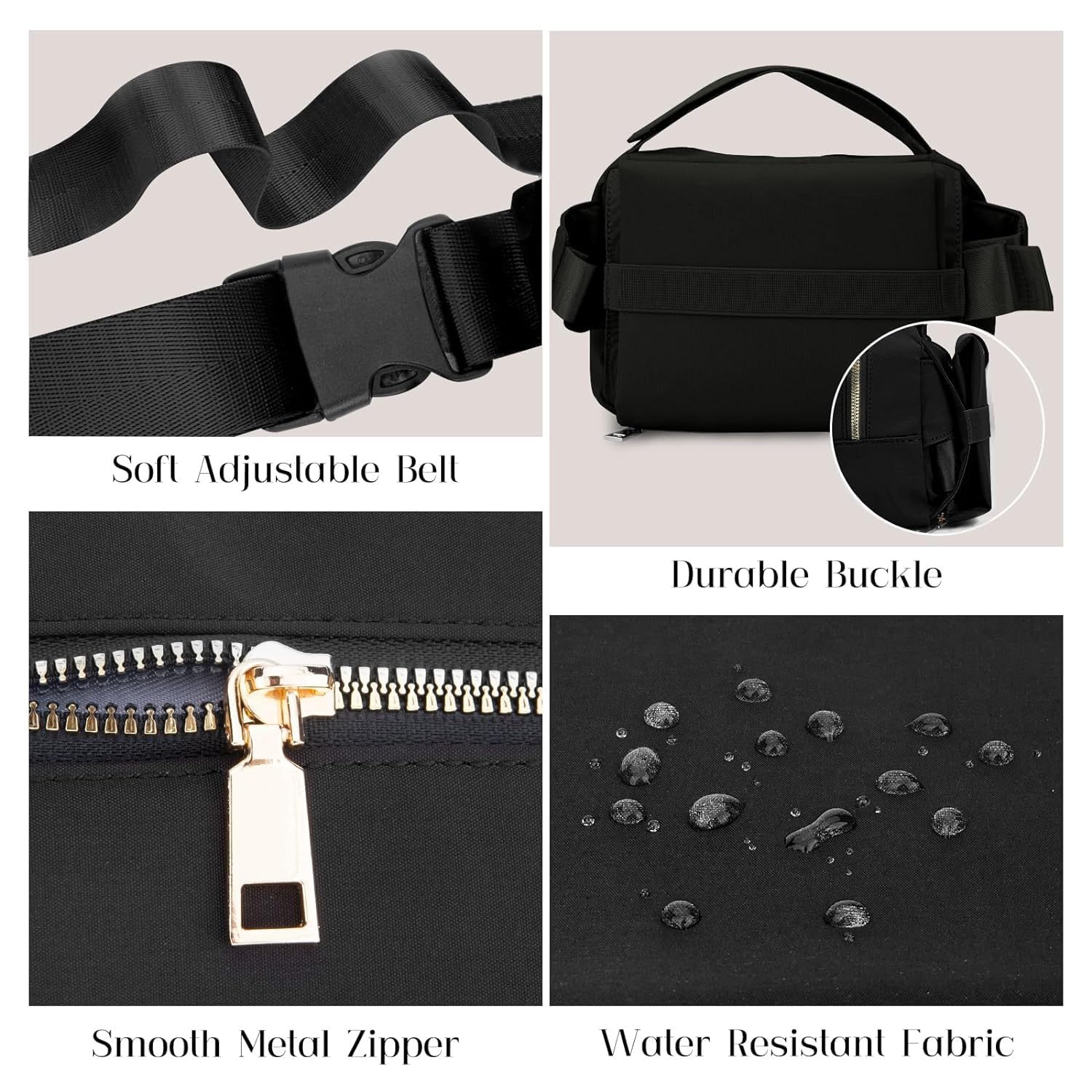 printe small diaper bag black travel-use, compact stylish diaper bag
