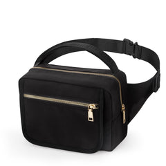 printe small diaper bag with changing pad, front view for quick diaper changes