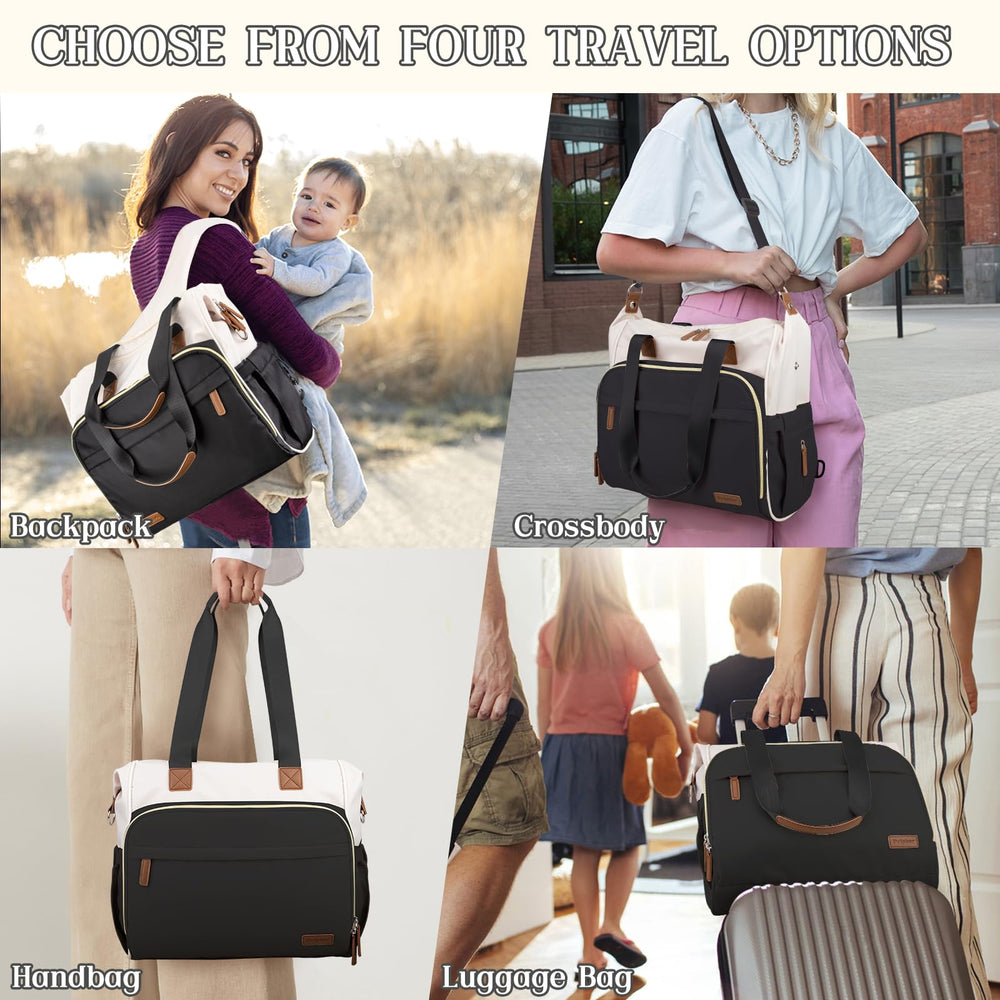 Pripher-14-pockets-diaper-bag-organized-storage keeps baby gear accessible during busy days.