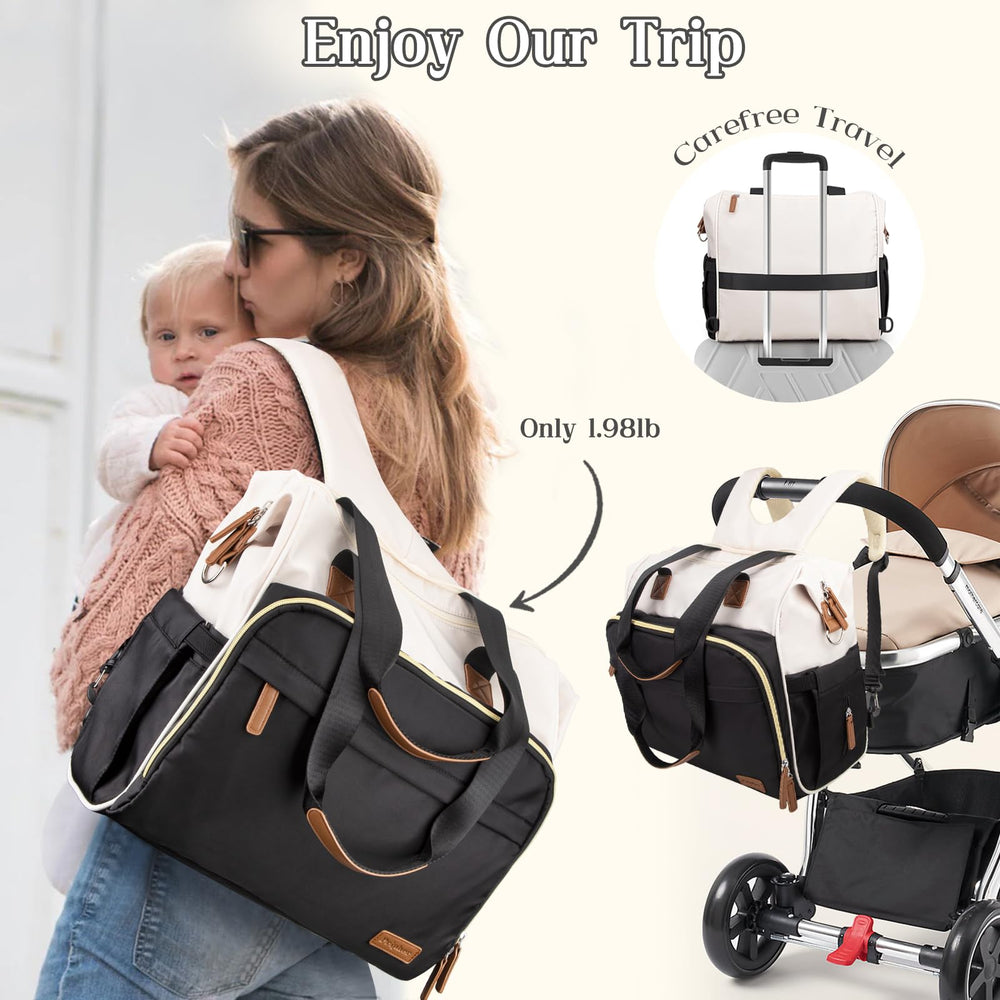 Pripher-diaper-bag-durable-sturdy-zipper features reliable closures for daily use.