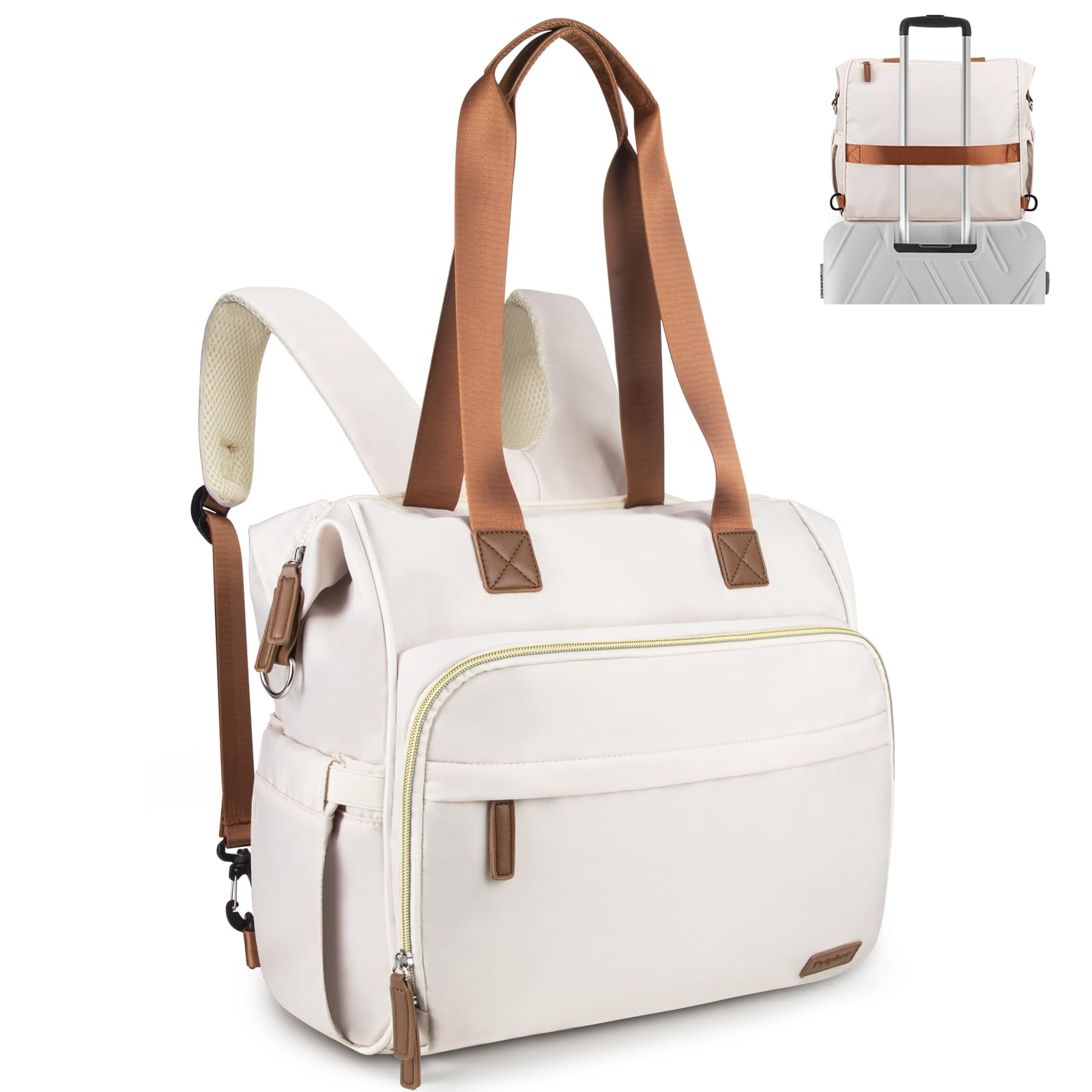 Pripher diaper bag stroller attachment explains convenient on-the-go parenting.