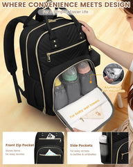 Pritent diaper bag backpack uses durable materials built for daily use.