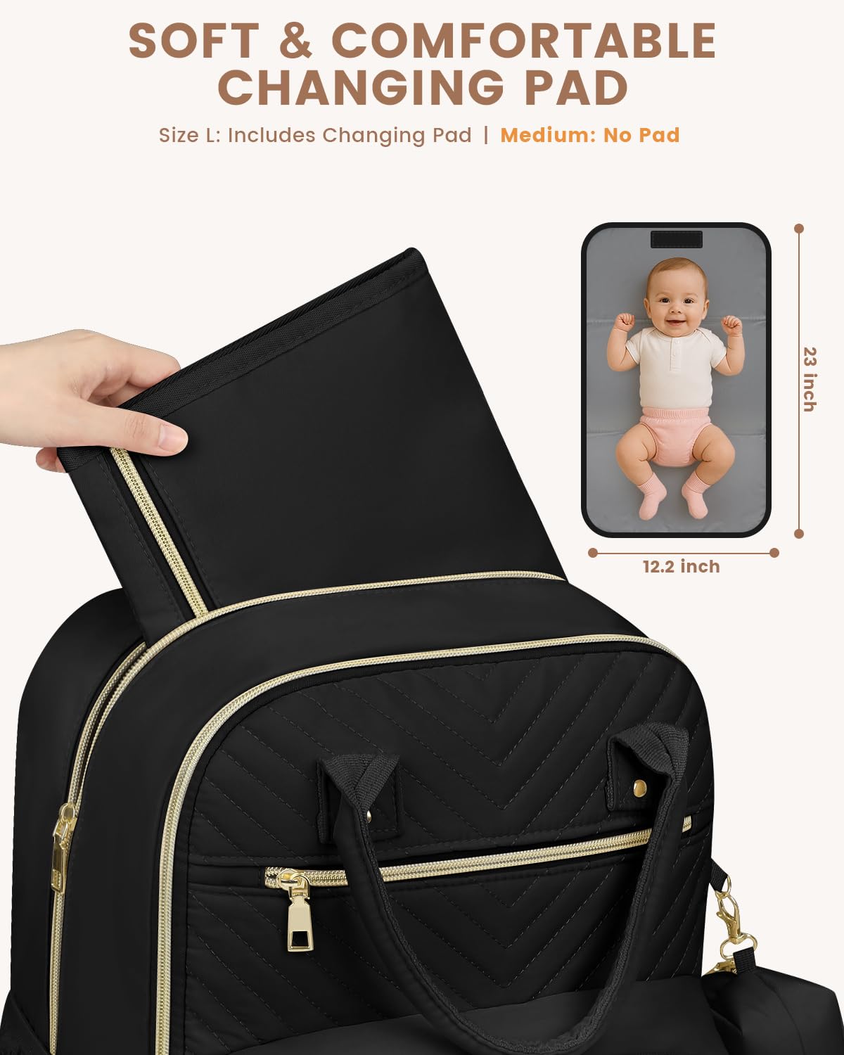 Pritent diaper bag backpack makes a thoughtful gift for new parents.