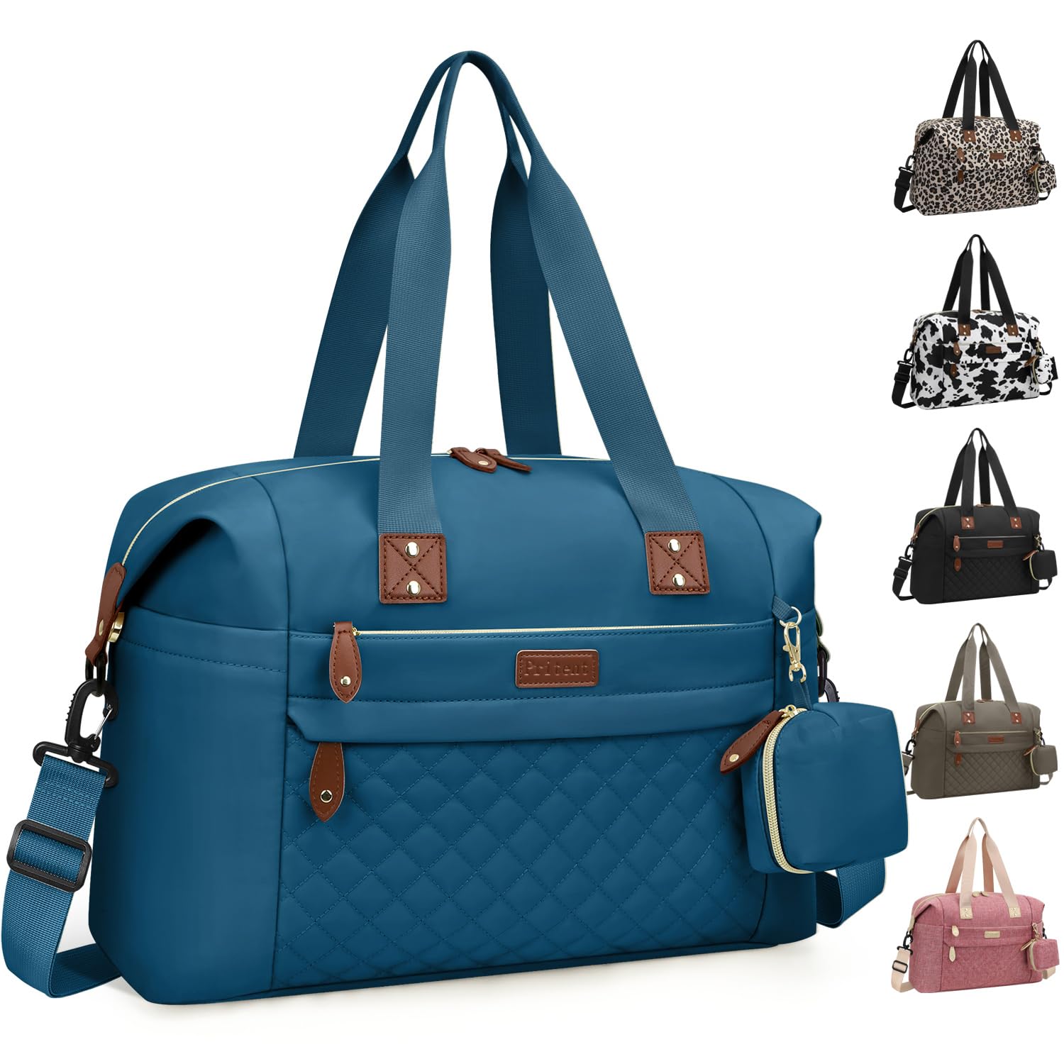 Pritent Diaper Bag Tote pacifier case keeps soothing items within quick reach for calm on the go.