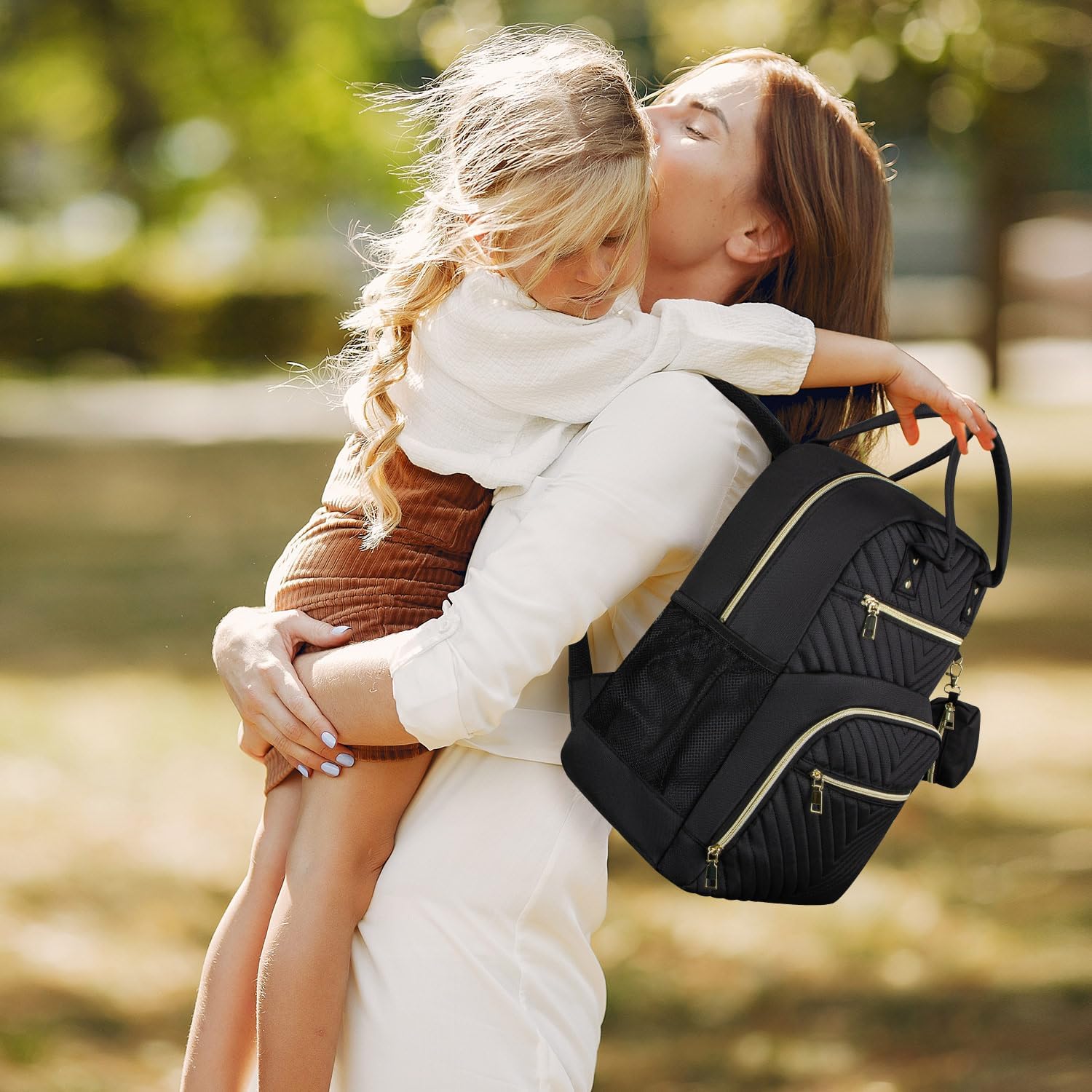 Pritent travel-ready layout helps organize gear for day trips.
