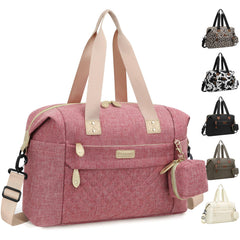 Pritent Diaper Tote front view showing spacious organization for quick diaper access.