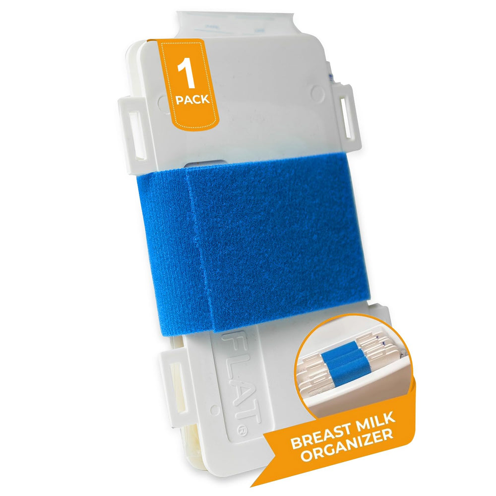 Priver Freeze Flat shows flat breastmilk bags for efficient storage and easy stacking.