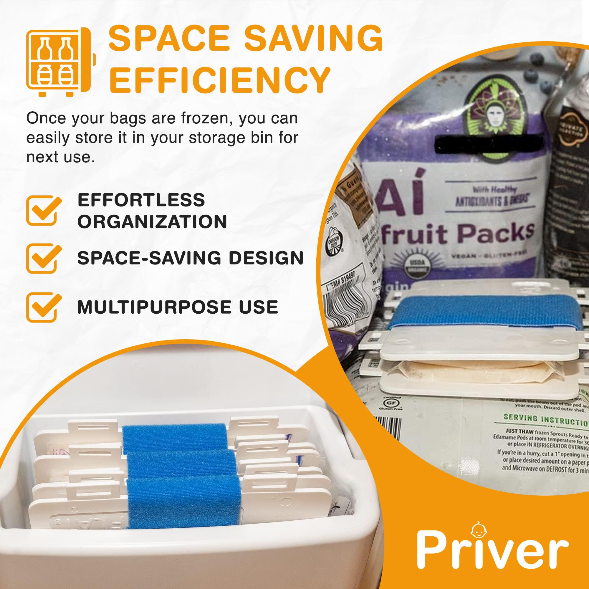 Priver Freeze Flat is easy to clean, supporting smooth breast milk routines.