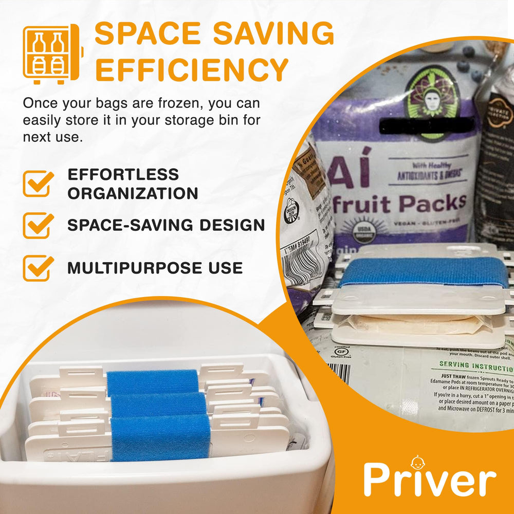 Priver Freeze Flat is easy to clean, supporting smooth breast milk routines.